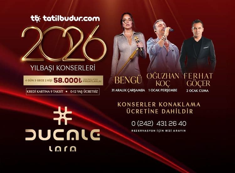 Ducale Lara - 2026 Yılbaşı Konserleri